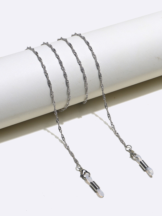 Черная цепочка для очков с жемчугом GL1376