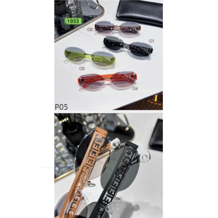 Polarized metal + TR90 sunglasses with nylon lenses P05KY 1933