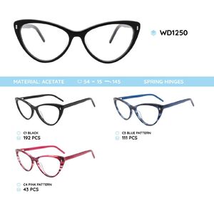 Plastic frames for glasses acetate material WD1250