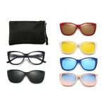 El Dorado frames with polarized sunshades set (clip-on) on magnet 2328D (5 pieces) 