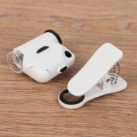 Микроскоп портативный для крепления на телефон 7004CB, увеличение: 55X