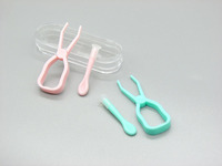 Silicone tweezers 7.7 cm in individual box PC-339-1 镊子 - 剪刀 带盒子的夹子