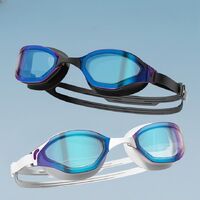 Очки для плавания водонепроницаемые с защитой от запотевания, с футляром, YJ011-YU