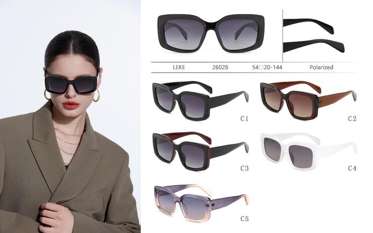 Солнцезащитные поляризационные пластиковые очки Leke LK26028