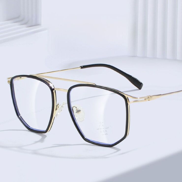 Combined frame (metal + TR90) with Blue Ray Cut protection lenses MAMO M2512