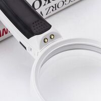 Лупа с универсальной подсветкой, увеличительное стекло с ручкой 77390B-XX, диаметр 90 мм, увеличение: 5Х