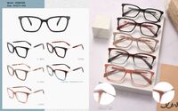 Plastic acetate frame for women, with spring hinges Big City MG6830A