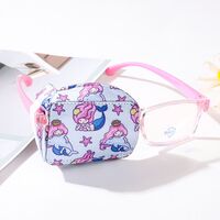 Окклюдер трёхмерный на очки, детская глазная мультипликационная маска при амблиопии, косоглазии, после операции