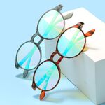 Очки из материала TR90 с защитой от синего света Blue Block для дальтоников, с футляром KY5112-3色盲