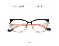 Оправа металлическая с линзами блю-блокерами 3049