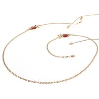 Металлическая нескользящая цепочка золотого цвета, с совой, для очков и масок GL039