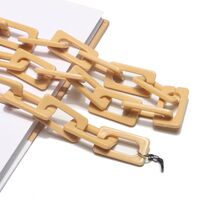 Акриловая цепочка для очков с овальными звеньями, разные цвета GB078