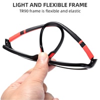 TR90 eyeglasses for reading 51019 Blue ray cut, diopters from +1.00 to +4.00, PD62-64