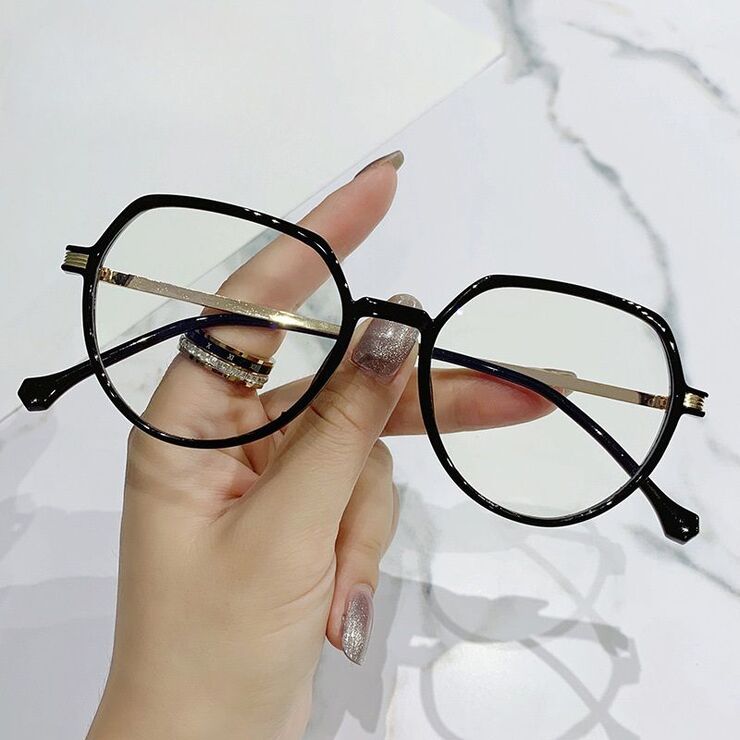 Очки пластиковые TR90 с защитой от синего света 9723-3-GT