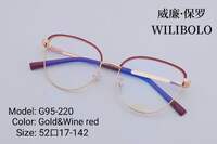 Metal ultrathin frames, with spring hinges Wilibolo G95-220