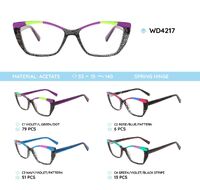 Plastic acetate eyeglasses frame for women WD4217