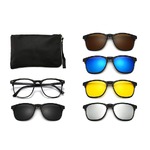 El Dorado frames with polarized sunshades set (clip-on) on magnet 2332 (5 pieces) 