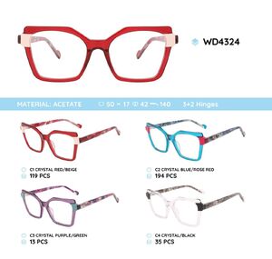 Plastic acetate eyeglasses frame WD4324