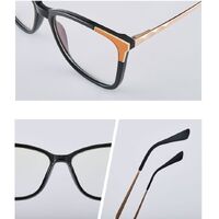 TR90 plastic frame or glasses with blue light protection, with spring hinges FA87046