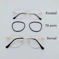 Metal ultrathin women's frames with spring hinges Wilibolo K6804