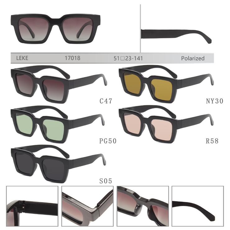 Polarized plastic sunglasses for women Leke LK17018