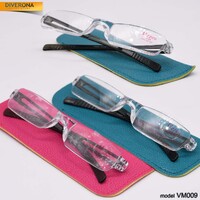 Очки готовые моноблок унисекс в чехле и без чехла с защитной плёнкой от царапин VIZZINI 连体老花 VM009