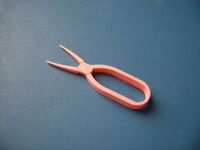 Пинцеты, длина 7,7 см, для работы с контактными линзами, разные цвета GJQ-1, заказ от 80 штук