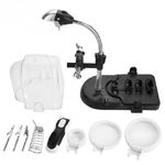 Лупа настольная третья рука мультифункциональная с насадками 7761-XX, увеличение: 2.5X, 5X, 16X