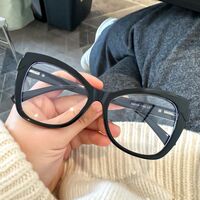 Reading PC plastic glasses with Blue Ray Cut protection and spring hinges for women KY239, diopters from 0.00 to +4.00