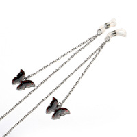 Металлическая цепочка для очков с кулоном 