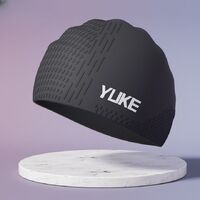 Шапочка для плавания силиконовая водонепроницаемая взрослая 021-YU