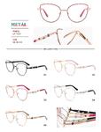 Metal frames for glasses with spring hinges for women Big City LF17007
