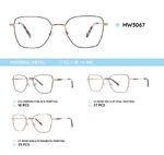 Metal women's frame for glasses MW3067