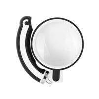 Складная лупа, увеличительное стекло с ручкой ZX75-XX, диаметр 75 мм, увеличение: 3,5X