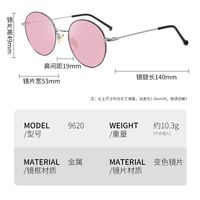 Photochromic glasses with blue light and UV protection 9620-GT