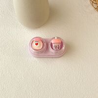 Mini soft contact lens kit retractable W-CT10水果杯
