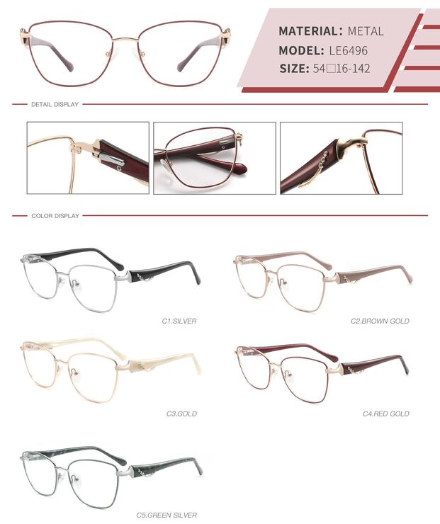 Оправа металлическая с флексом LE6496-DA