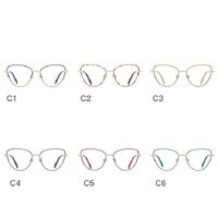 Оправа металлическая с линзами блю-блокерами MORE 3083