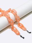 Оранжевая большая цепочка для очков из акрила GB117