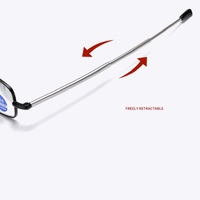 Metal eyeglasses for reading KY022-A Blue ray cut, diopters from +1.00 to +4.00, PD62-64