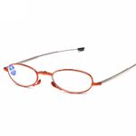 Folding metal reading glasses HXH天线  with Blue ray cut protection with case, diopters from +1.00 to +4.00, RMC=62-64
