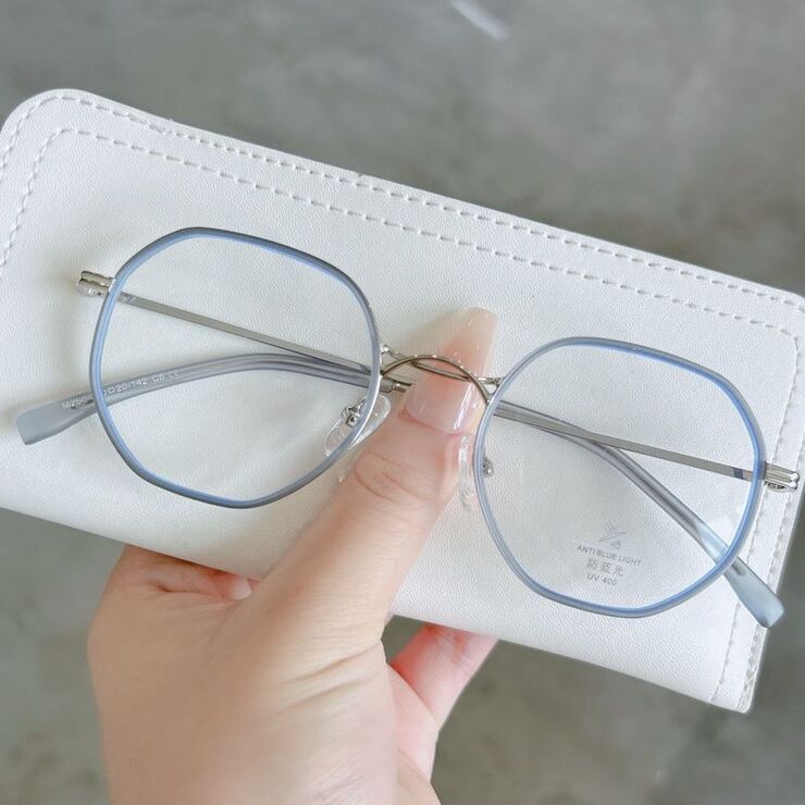 Combined frame (metal + TR90) with Blue Ray Cut protection lenses MAMO M2504