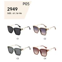 Polarized metal + TR90 sunglasses P05KY 2949
