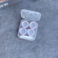 Mini soft contact lens kit with 2 containers J1-6多副磨砂套装