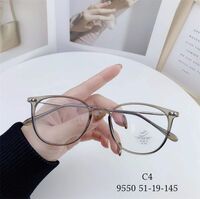 Hybrid frame, metal + TR90, with Blue Block coating SANTA 9550