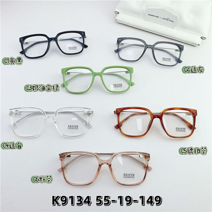 Hybrid metal + TR90 frame with Blue Block coating SANTA K9134