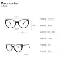 TR90 plastic frame or glasses with blue light protection, with spring hinges FA87237