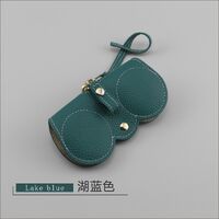 Футляр-чехол из натуральной кожи для очков с подкладкой из микрофибры ZY001