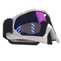 Двойные противотуманные и анти-ультрафиолетовые большие сферические панорамные лыжные очки HQ600