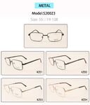 Metal eyeglasses frame for men with spring hinges Tettys Ageless 520023 (item in stock)